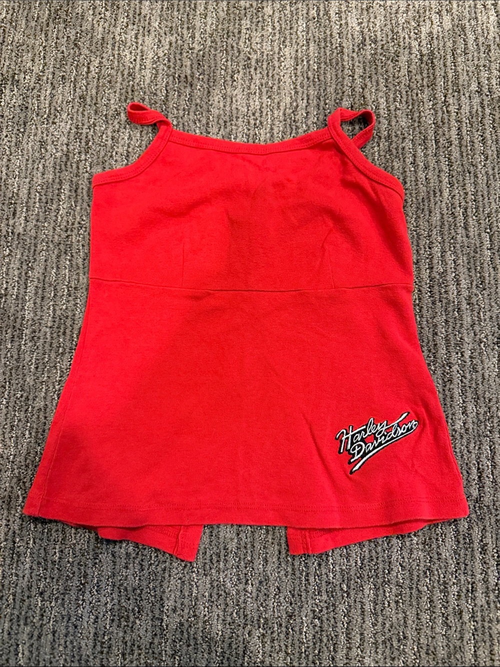 Harley-Davidson Girls' Bright Red Camisole with Logo